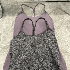 Lululemon Power Y Tank Top set of 2 One is size 8 and the other size 10.
